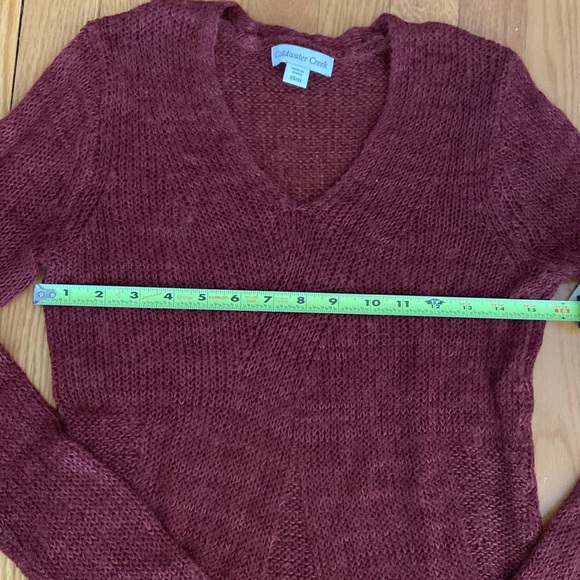 Coldwater Creek NWT Linen Blend V Neck Sweater - Picture 10 of 10